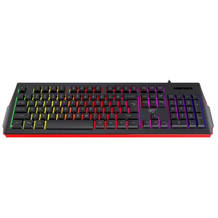Havit Gaming keyboard Black+Red [HV - KB866L BK+RD] - Fastrak