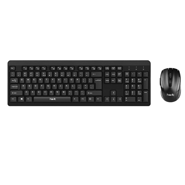 Havit Wireless Keyboard+Mouse Combo Black [HV - KB660GCM BK] - Fastrak