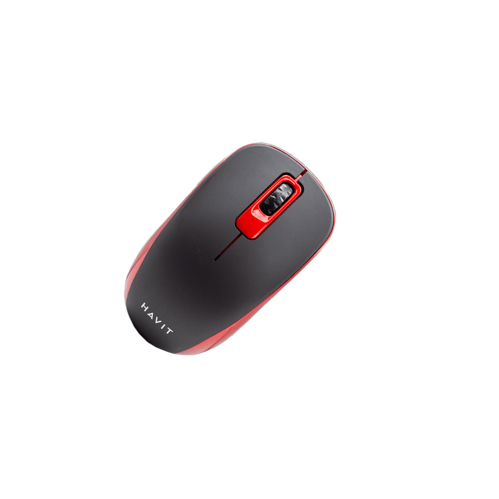 Havit Wireless Mouse Black+Red [HV - MS626GT BK+RD] - Fastrak