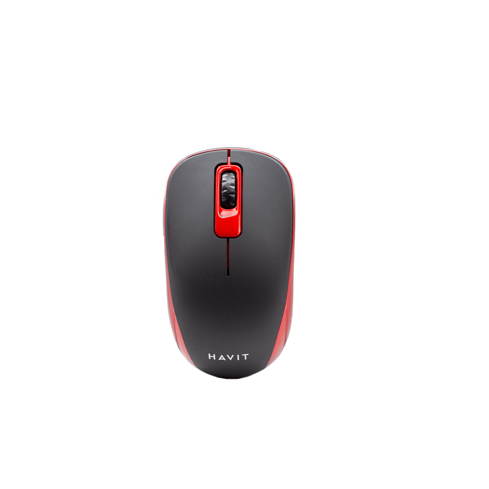 Havit Wireless Mouse Black+Red [HV - MS626GT BK+RD] - Fastrak