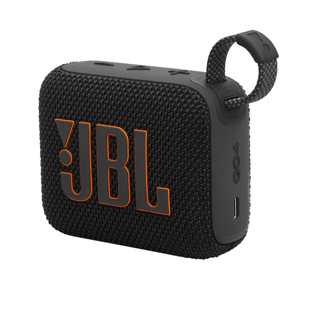 JBL Go 4 Portable BT Speaker - Black/Orange - Fastrak