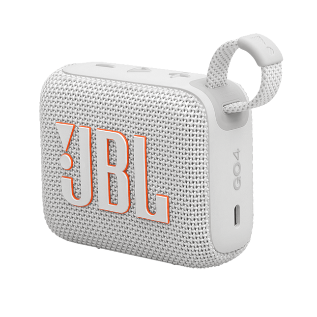 JBL Go 4 Portable BT Speaker - White - Fastrak