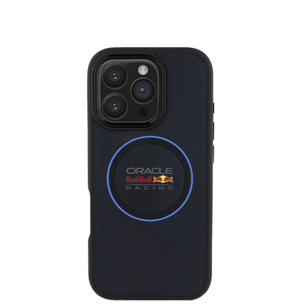 RedBull Racing - Magsafe Meshed Navy IPhone 16 Pro Max Leather Case - Fastrak