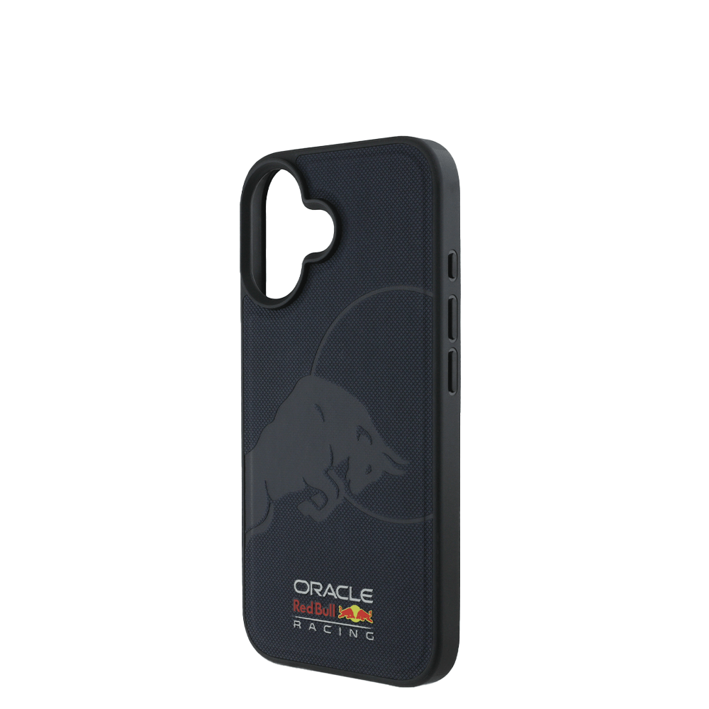 RedBull Racing - Magsafe Meshed Navy IPhone 16 Leather Case - Fastrak