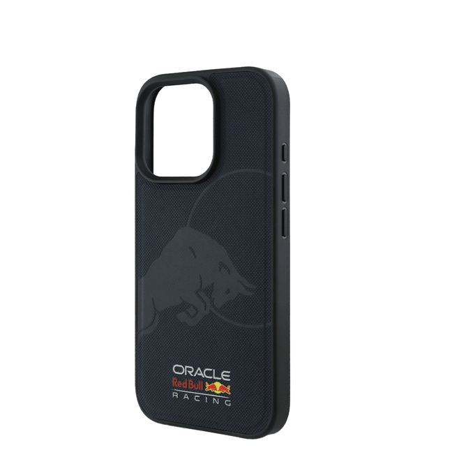 RedBull Racing - Magsafe IPhone 16 Pro Max Meshed Navy Leather Case - Fastrak