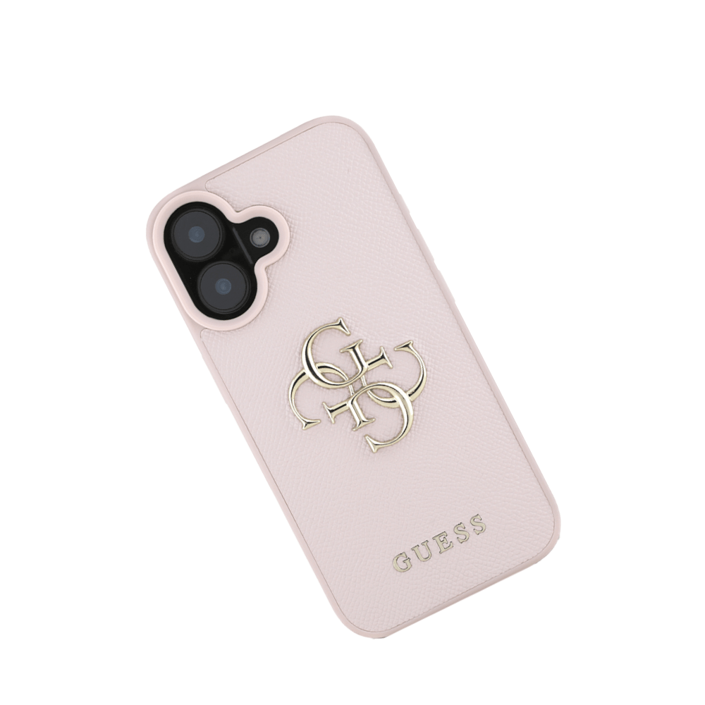 GUESS - Magsafe Grained IPhone 16 Case Pink - Fastrak