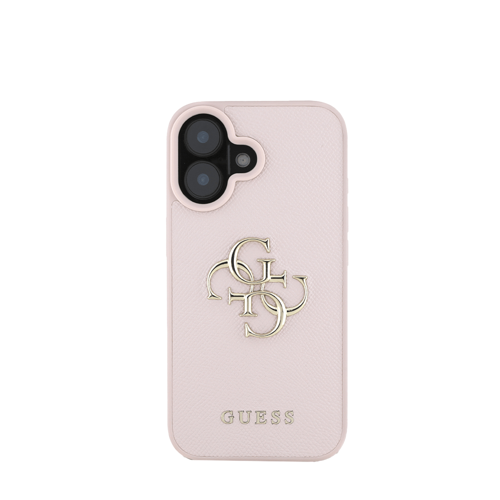 GUESS - Magsafe Grained IPhone 16 Case Pink - Fastrak
