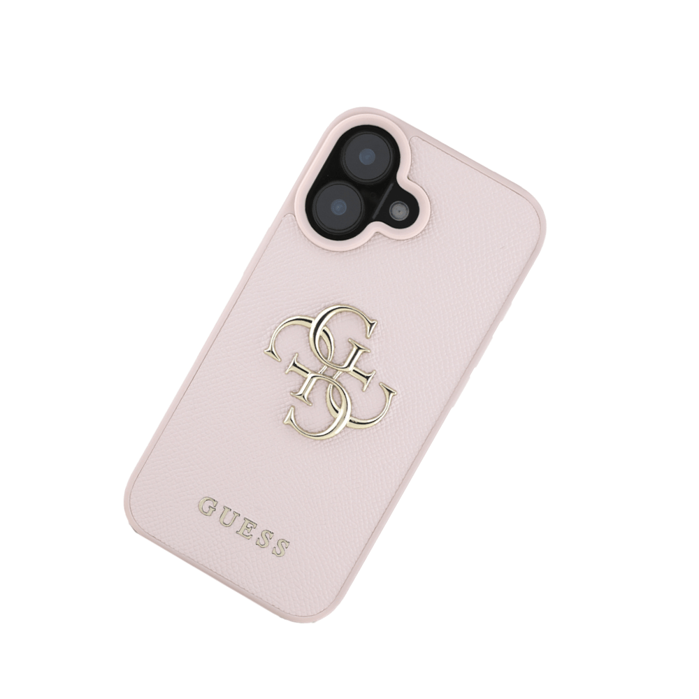 GUESS - Magsafe Grained IPhone 16 Case Pink - Fastrak