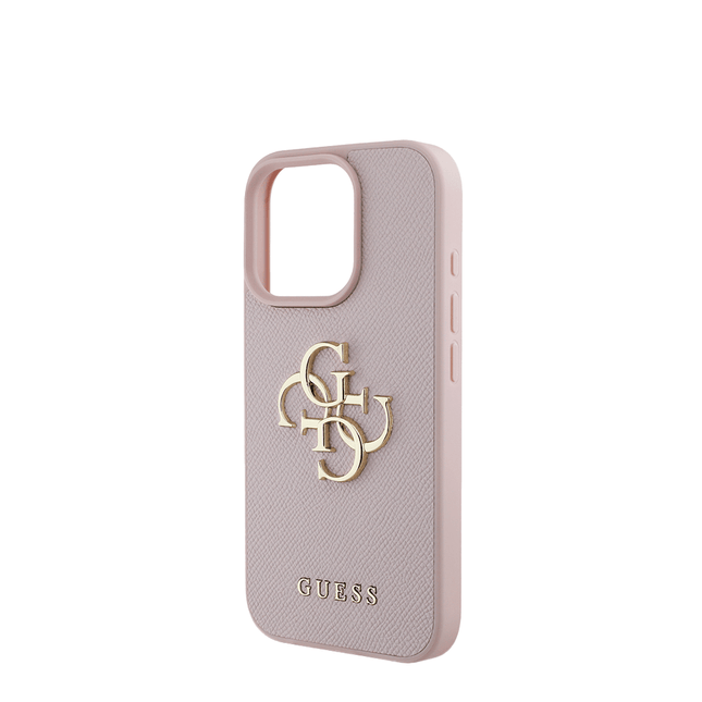 GUESS - Magsafe Grained IPhone 16 Pro Pink Case - Fastrak
