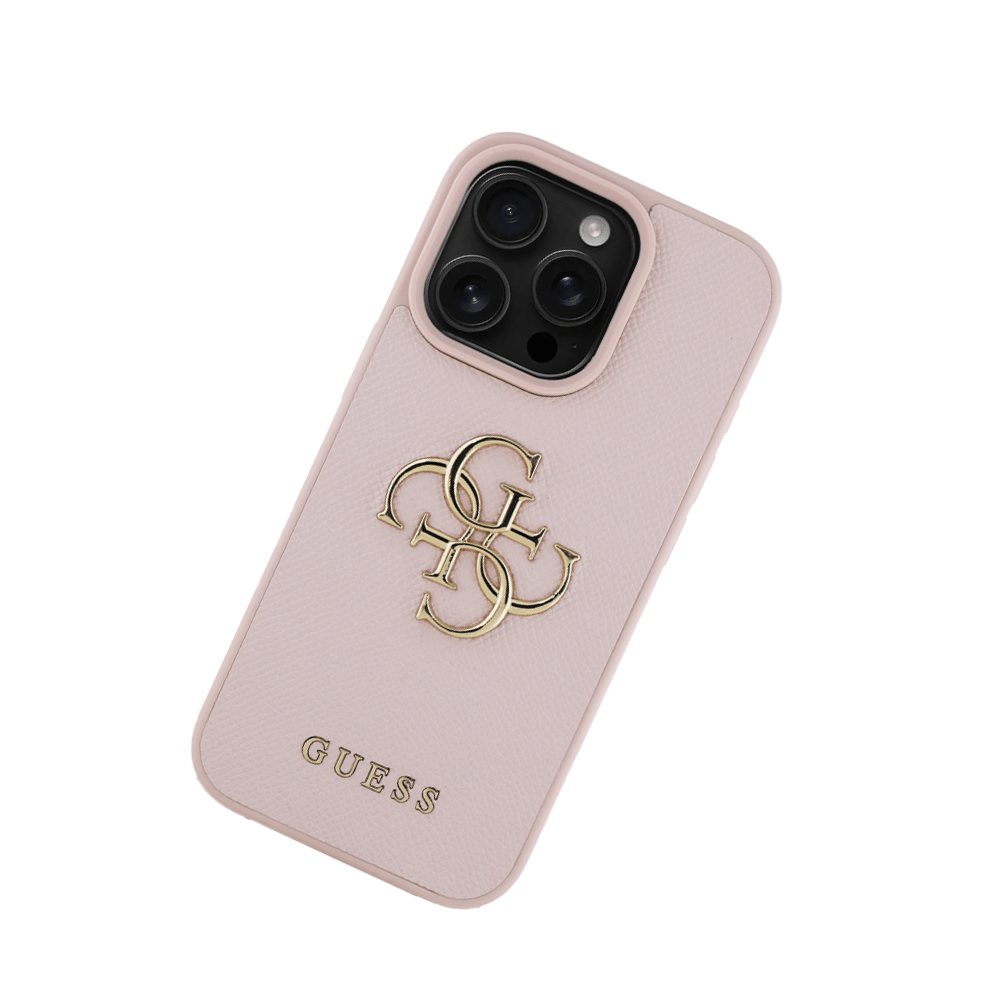 GUESS - Magsafe Grained IPhone 16 Pro Pink Case - Fastrak