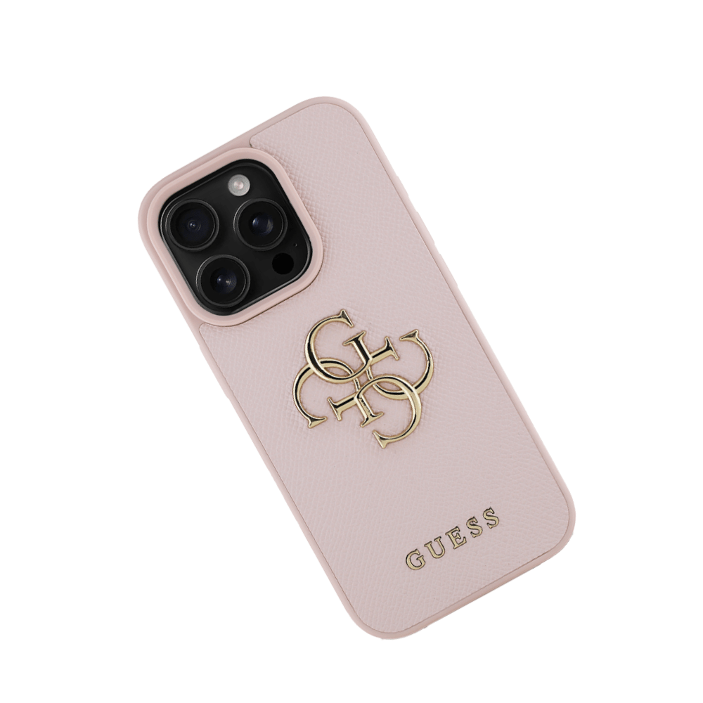 GUESS - Magsafe Grained IPhone 16 Pro Pink Case - Fastrak