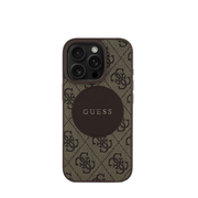 GUESS - Magsafe Grained IPhone 16 Pro Max Brown Case - Fastrak
