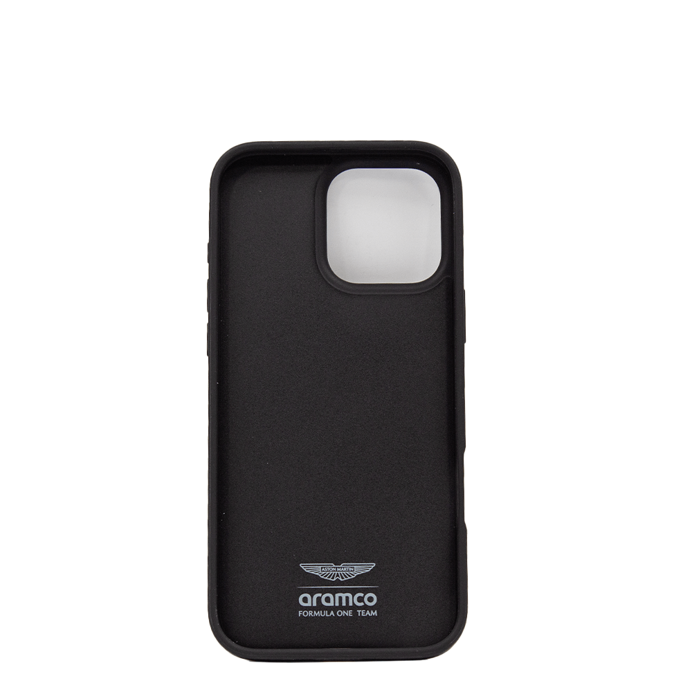 ASTON MARTIN - Aramco Magsafe F1 - Real Carbon Fiber IPhone 16 Pro Max Black Case - Fastrak