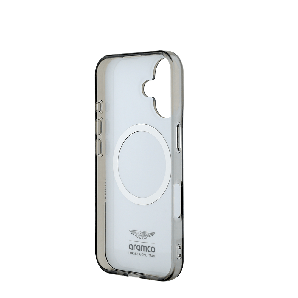 ASTON MARTIN - Aramco F1 - Magsafe IPhone 16 Black Case - Fastrak