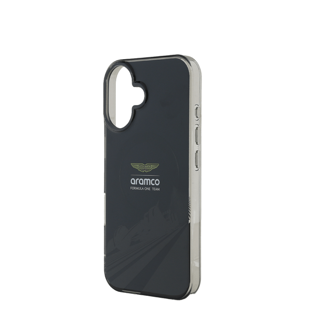 ASTON MARTIN - Aramco F1 - Magsafe IPhone 16 Black Case - Fastrak