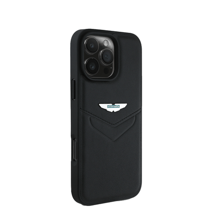 ASTON MARTIN - Aramco F1 - Magsafe IPhone 16 Pro Black Case - Fastrak