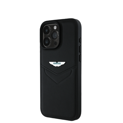 ASTON MARTIN - Aramco F1 - Magsafe IPhone 16 Pro Black Case - Fastrak