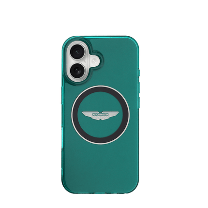 ASTON MARTIN - Magsafe IPhone 16 Green IML Case - Fastrak