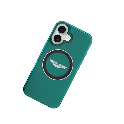 ASTON MARTIN - Magsafe IPhone 16 Green IML Case - Fastrak