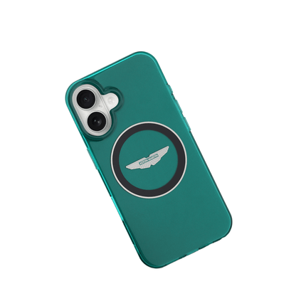 ASTON MARTIN - Magsafe IPhone 16 Green IML Case - Fastrak