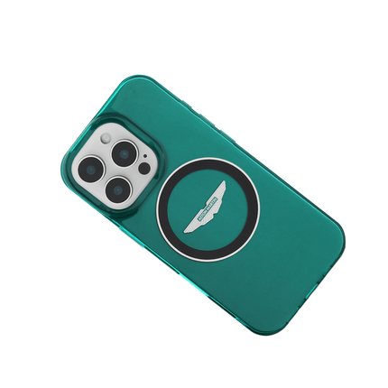 ASTON MARTIN - Magsafe IPhone 16 Pro Green IML Case - Fastrak