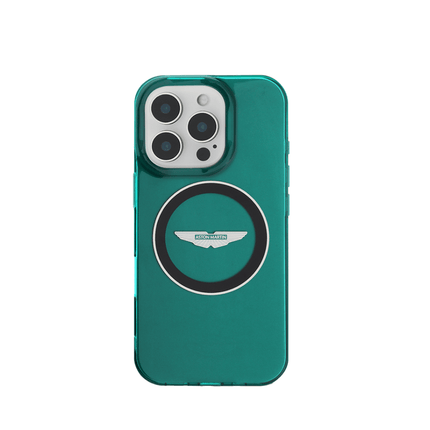 ASTON MARTIN - Magsafe IPhone 16 Pro Green IML Case - Fastrak