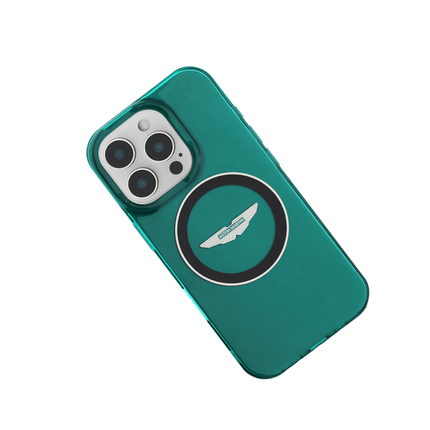 ASTON MARTIN - Magsafe IPhone 16 Pro Max Green IML Case - Fastrak