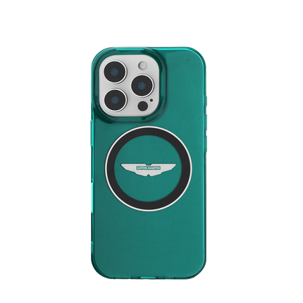 ASTON MARTIN - Magsafe IPhone 16 Pro Max Green IML Case - Fastrak