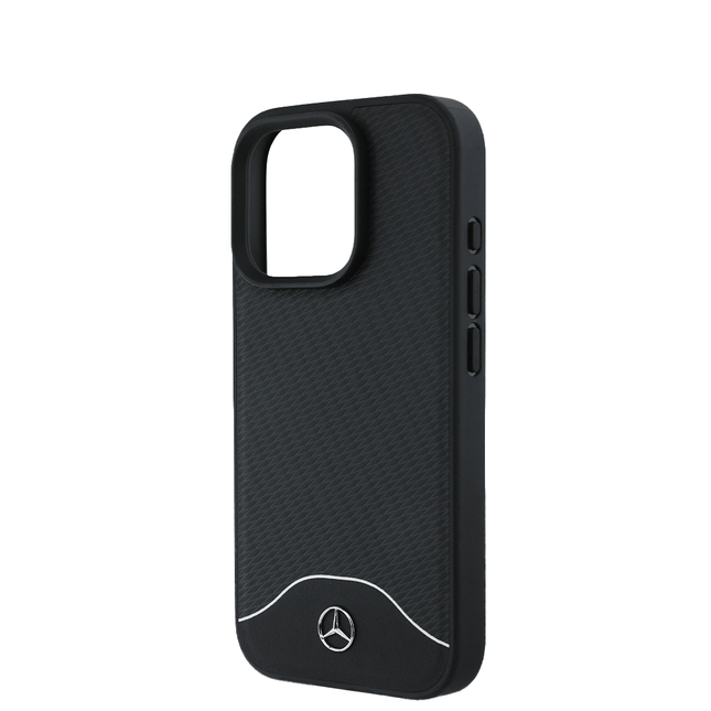 MERCEDES - Magsafe IPhone 16 Pro Black Wood Imitation Case - Fastrak