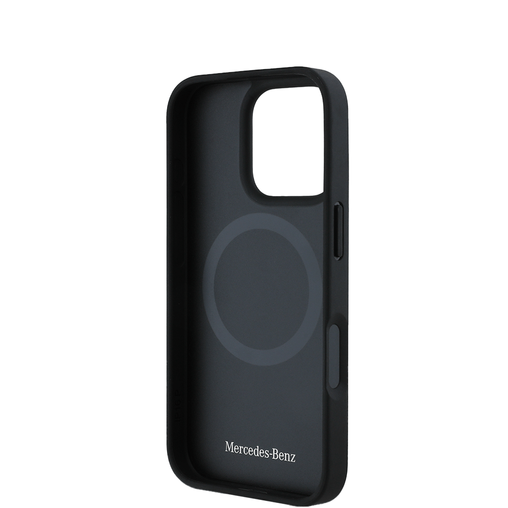 MERCEDES - Magsafe IPhone 16 Pro Black Wood Imitation Case - Fastrak