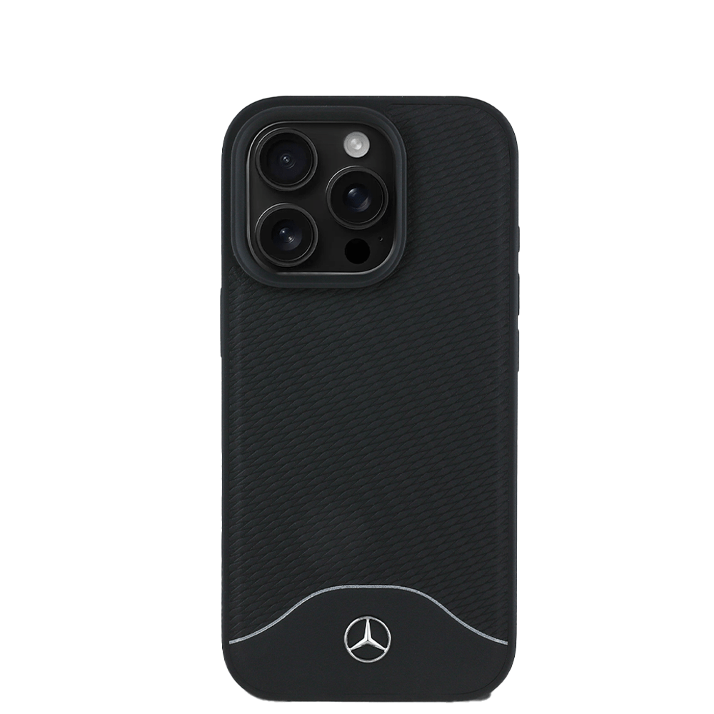 MERCEDES - Magsafe IPhone 16 Pro Black Wood Imitation Case - Fastrak