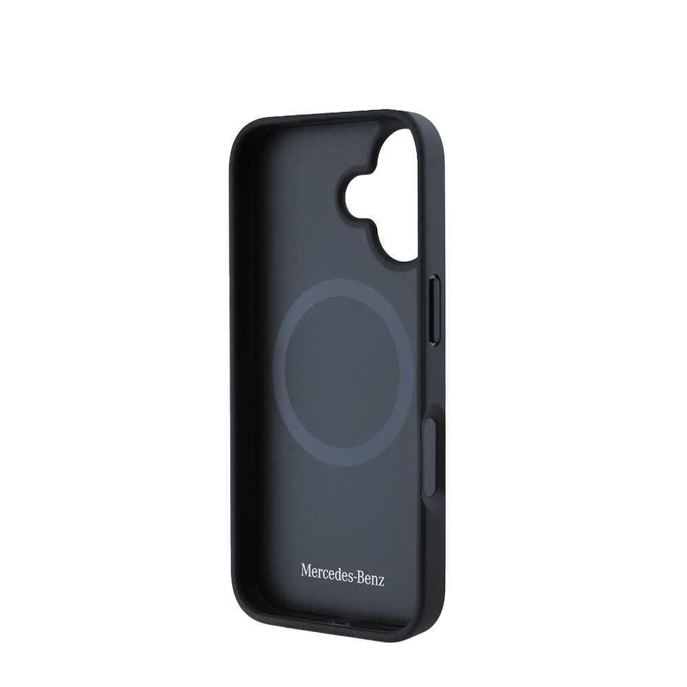 MERCEDES-Magsafe IPhone 16 BLK Leather Case - iPhone – Fastrak