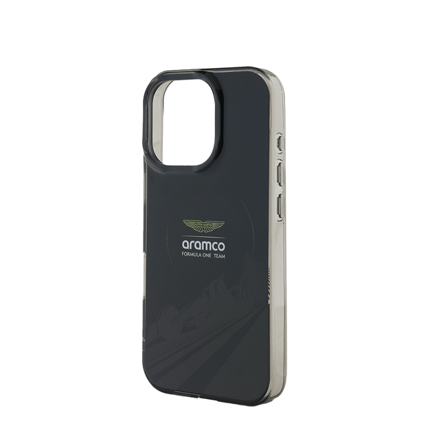 ASTON MARTIN - Aramco F1 - Magsafe IPhone 16 Pro Black Case - Fastrak