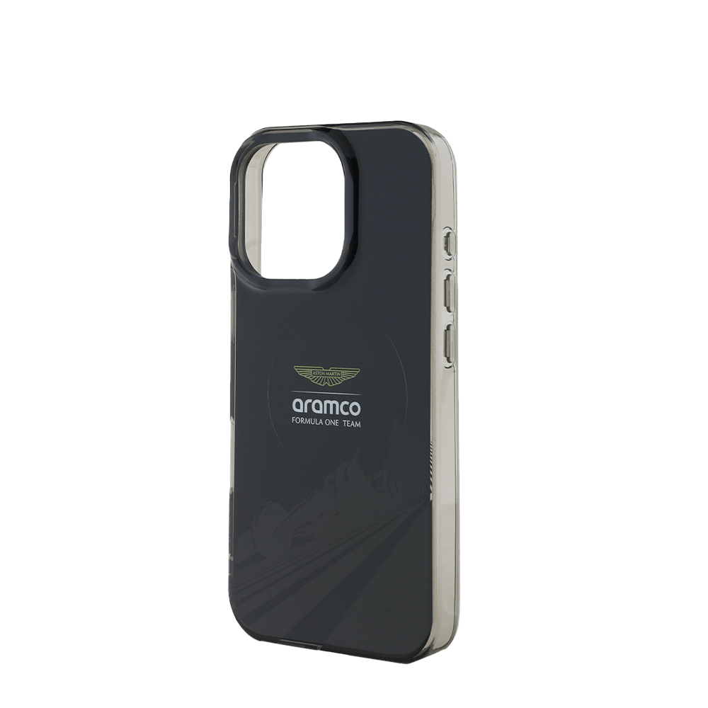 ASTON MARTIN-Aramco F1-Magsafe IPhone 16 Pro Max Black Case - Fastrak