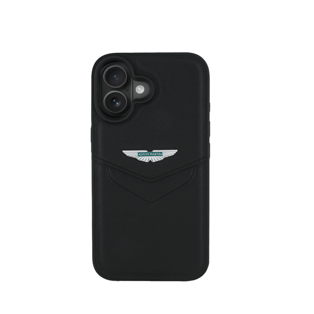 Aston Martin Aramco F1 MagSafe iPhone 16 Black Case - Fastrak