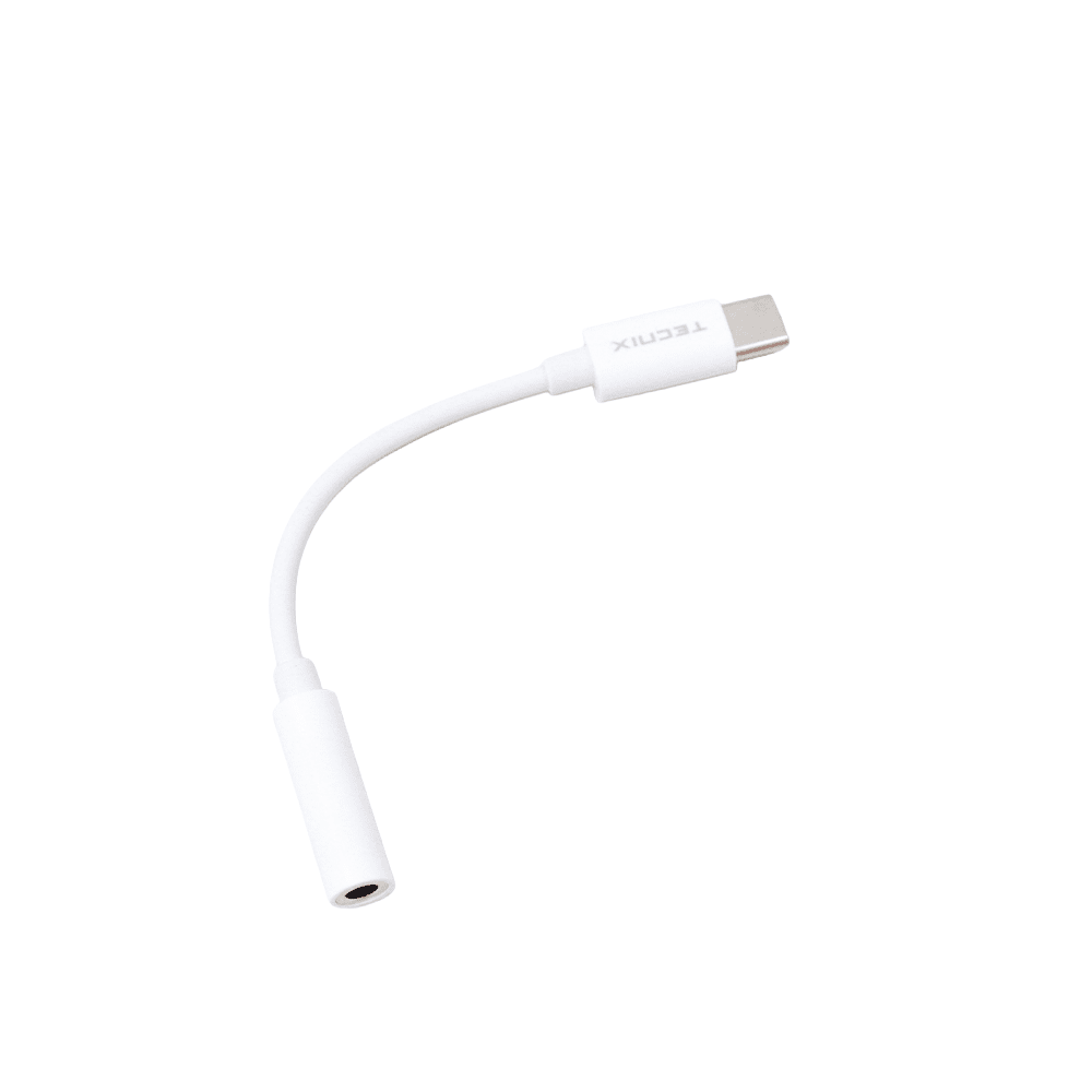 Tecnix Type - C to Audio Cable White [ADT - 112 WH] - Fastrak