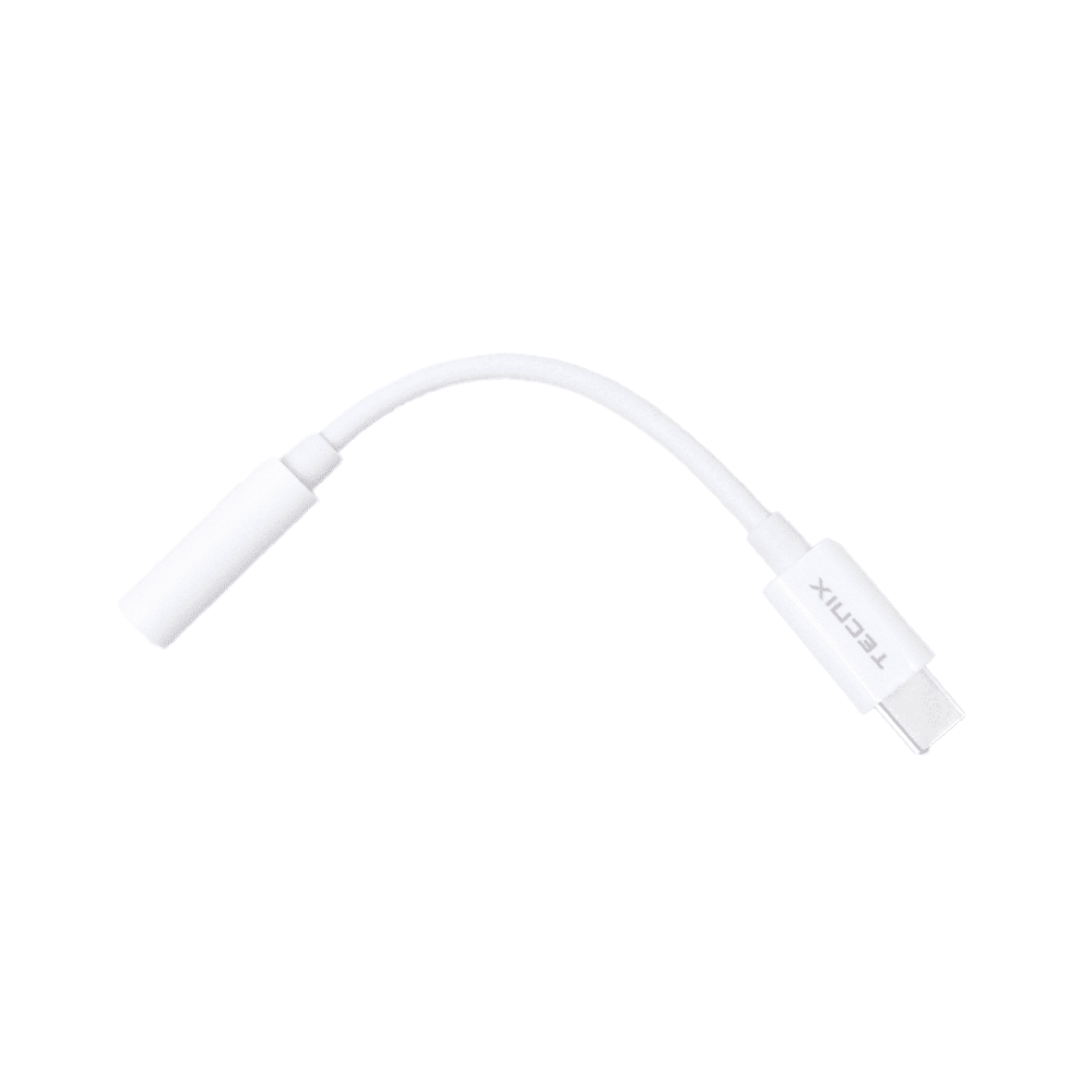 Tecnix Type - C to Audio Cable White [ADT - 112 WH] - Fastrak