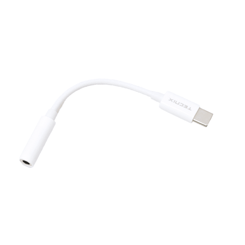 Tecnix Type - C to Audio Cable White [ADT - 112 WH] - Fastrak