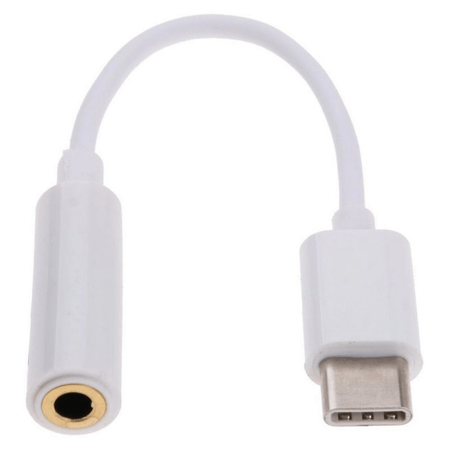 Tecnix Type - C to Audio Cable White [ADT - 112 WH] - Fastrak