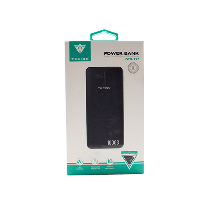 Tecnix 10000mAh Power Bank [PWB - 117 BK] - Fastrak