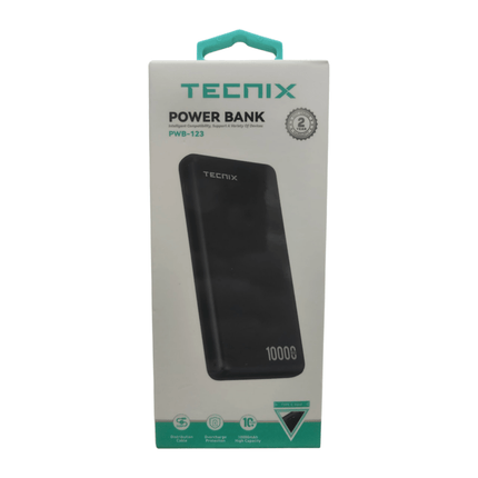 Tecnix 10000mAh Power Bank [PWB - 123 BK] - Fastrak