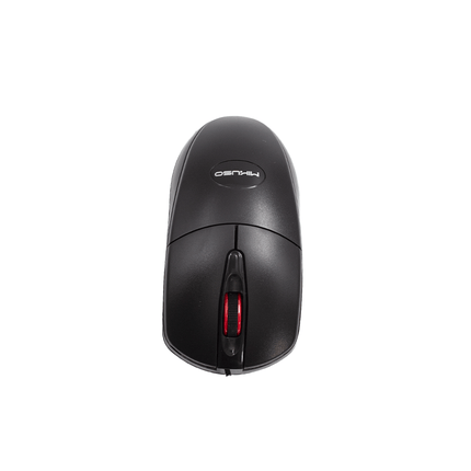 Mikuso Wired Mouse 3 Buttons + 1 Wheel [MOS - 384U BK] - Fastrak