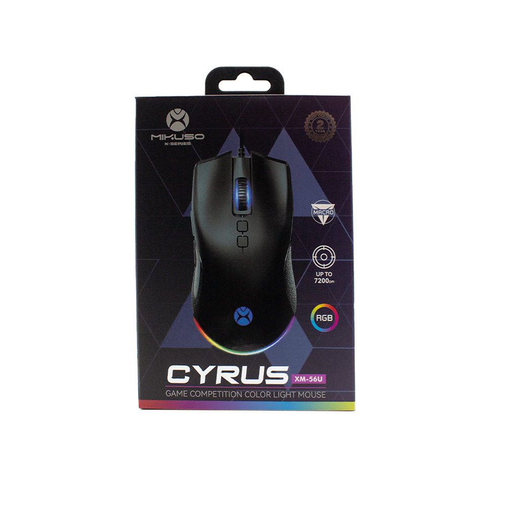 Mikuso Gaming Mouse [MOS - X56 BK] - Fastrak