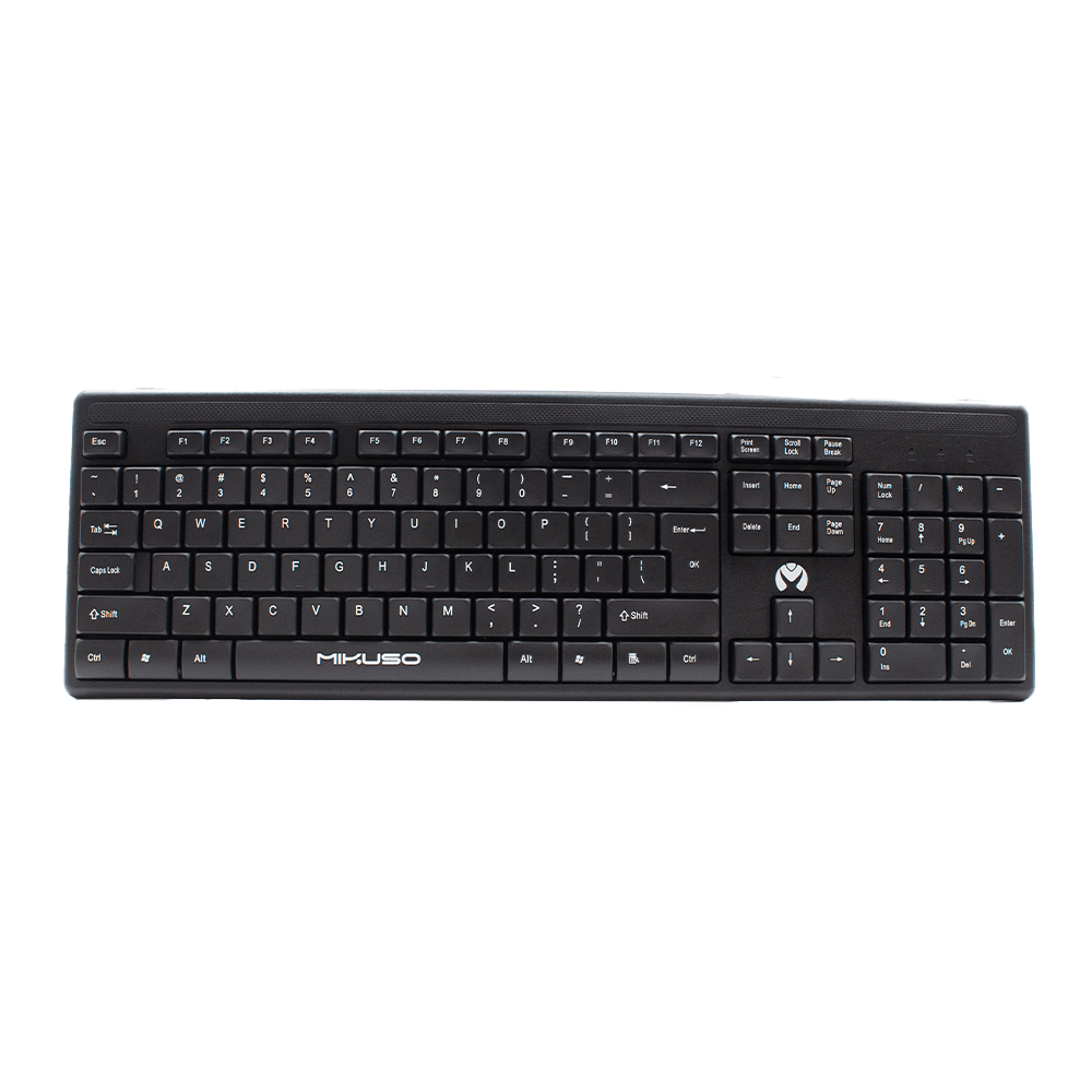 Mikuso Mouse+ Keyboard [KB - CO12 BK] - Fastrak