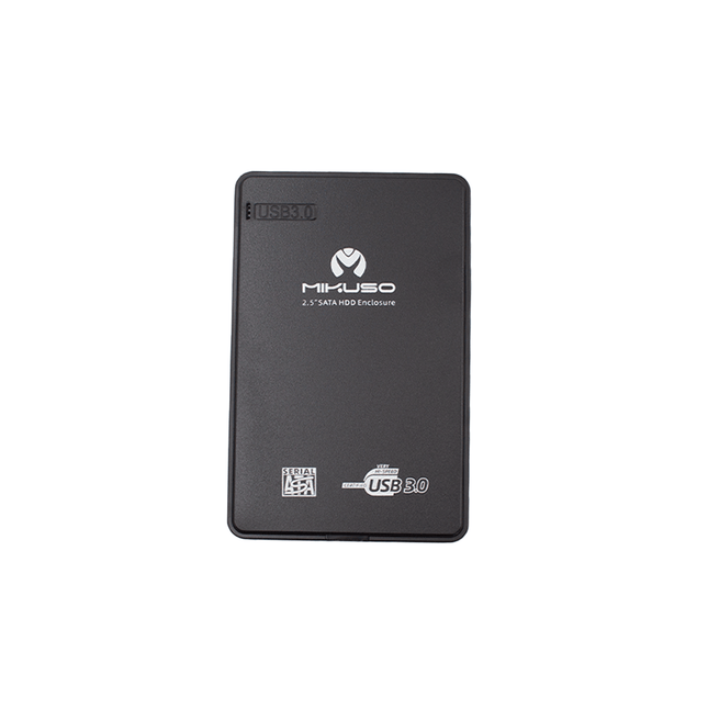 Mikuso 2.5" SATA HDD Enclosure [ECS - 022 BK] - Fastrak