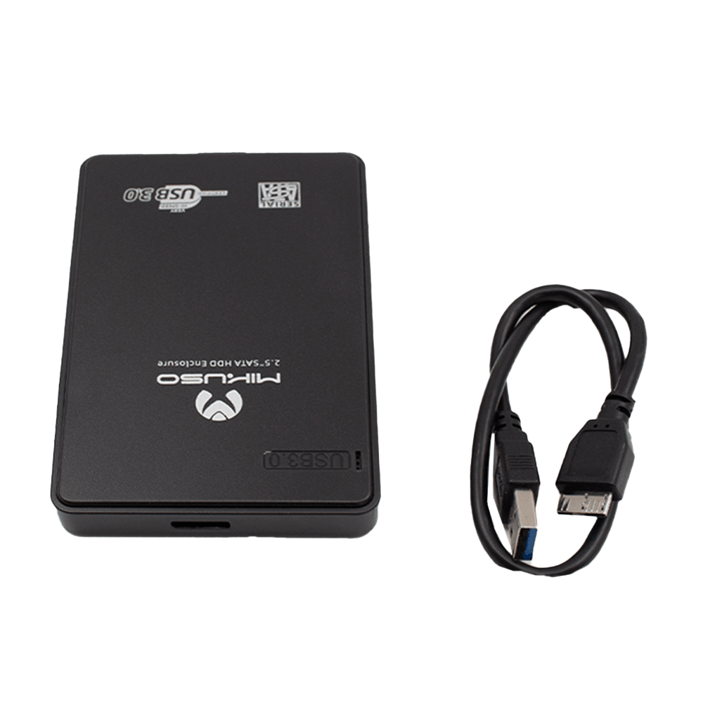 Mikuso 2.5" SATA HDD Enclosure [ECS - 022 BK] - Fastrak