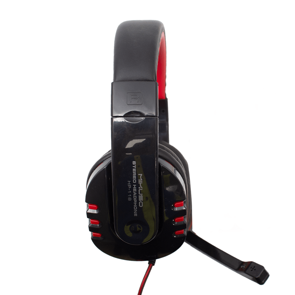 Mikuso Headphone Black [HP - 118 BK] - Fastrak