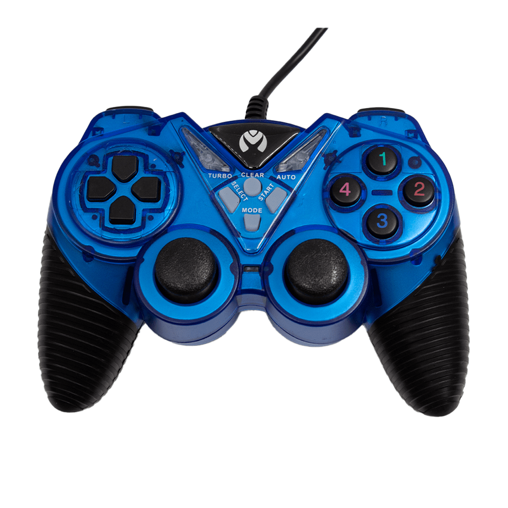 Mikuso Game Pad Double Shock Controller [GP - USB013 BK/BL] - Fastrak