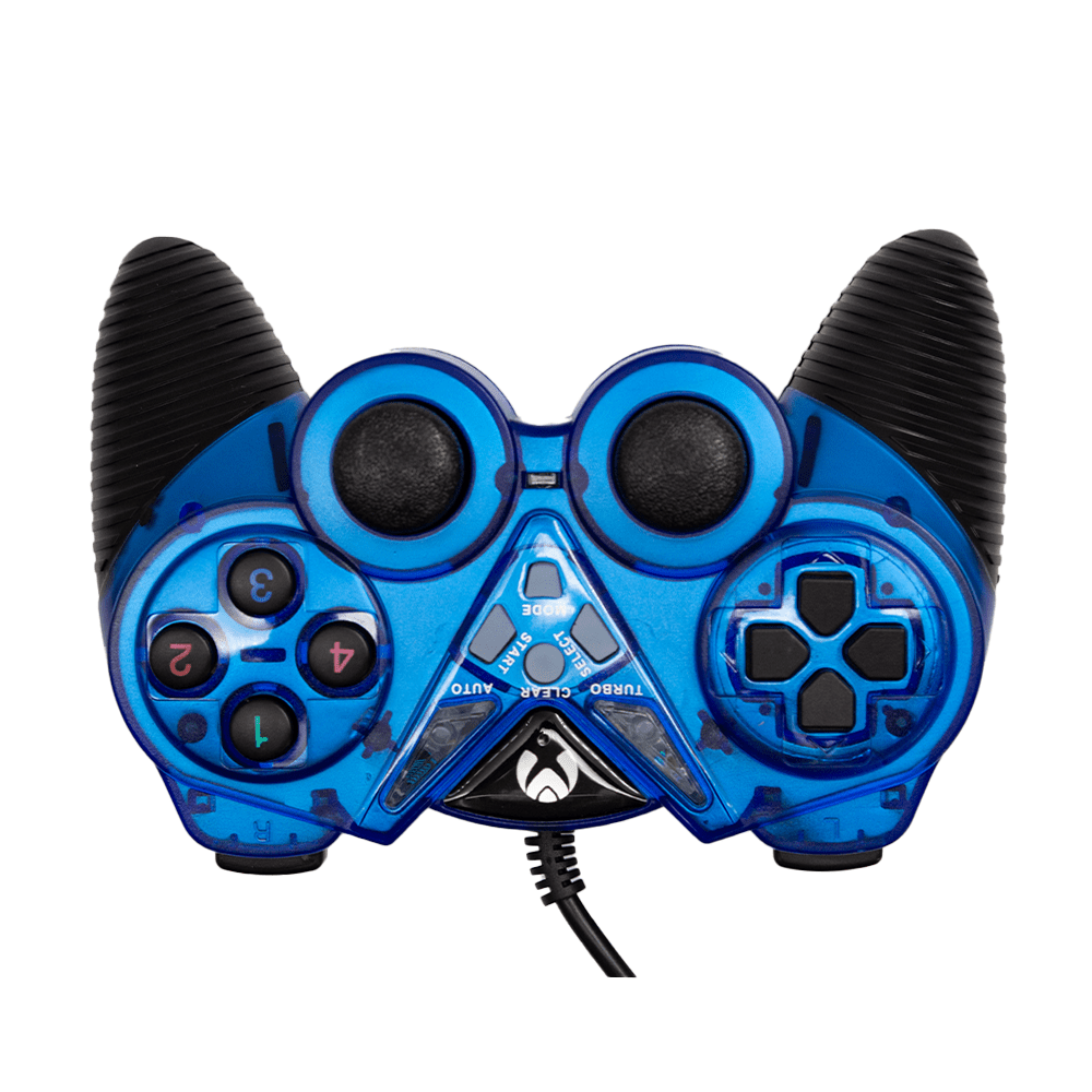 Mikuso Game Pad Double Shock Controller [GP - USB013 BK/BL] - Fastrak