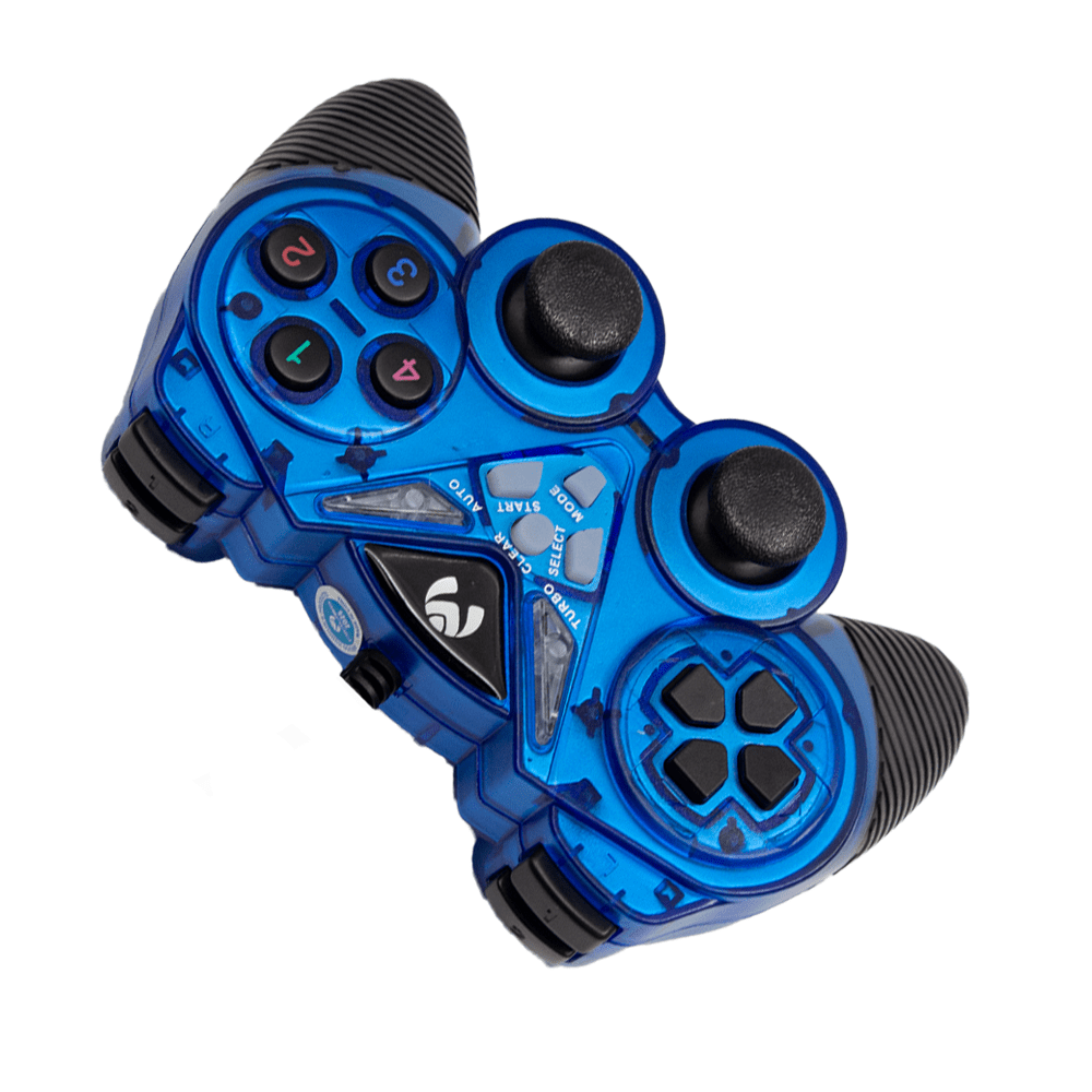 Mikuso Game Pad Double Shock Controller [GP - USB013 BK/BL] - Fastrak